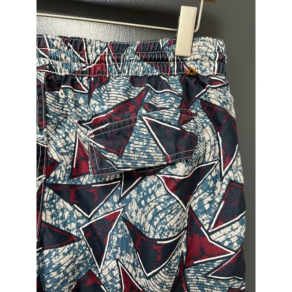 Farah Vintage Patterned Swim Shorts and Button Up Set Sz M